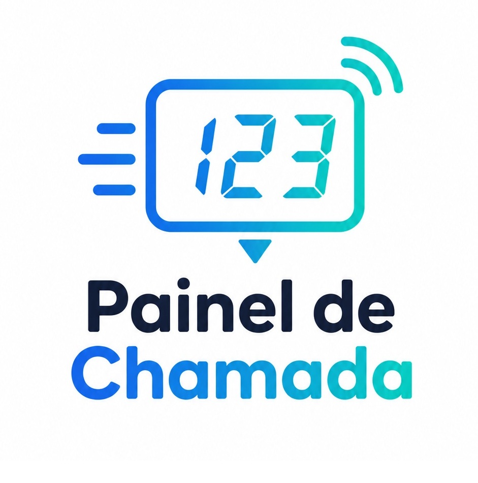 Visual da plataforma Painel de Chamadas